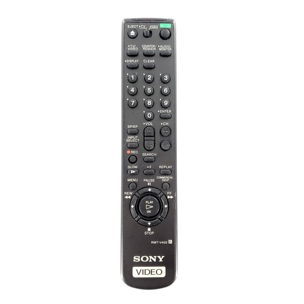 Genuine Sony RMT-V402 Video Remote Control Black Official OEM Tested & Works